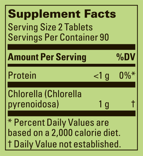 Supplement Label
